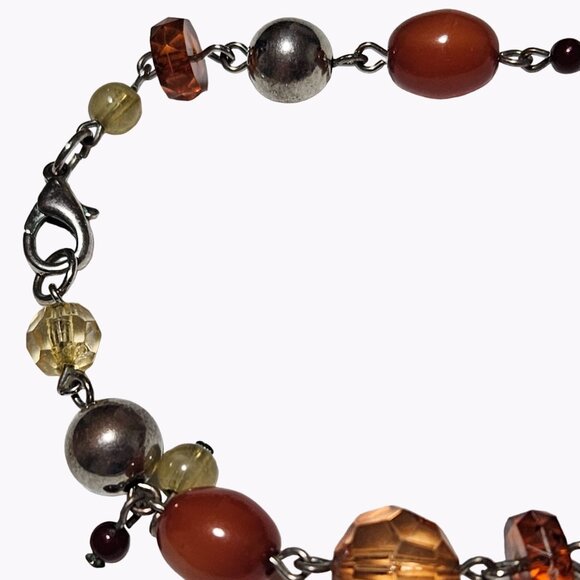 Artisan Boho Multi Gem Beaded Statement Necklace Fashion Jewelry Women - Picture 5 of 7